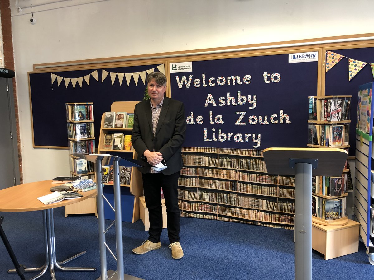 It was our pleasure to be joined by Poet Laureate #SimonArmitage at Ashby de la Zouch library today – as well as almost 100 of you watching from home!
Thank you to Simon for delighting us with his thought-provoking poetry this morning – we hope you enjoyed it as much as we did.
