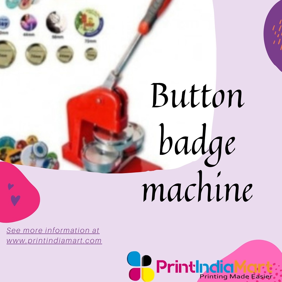 *We also sell Badge Machine*

Visit Our Website to Buy

printindiamart.com

#printindiamart #badgemachine #badge #machine #badgeprinter #badge #printer #printingmachine #ink #inks #printerparts #print #printingindustry #printerinks #printersspareparts #spareparts #inks