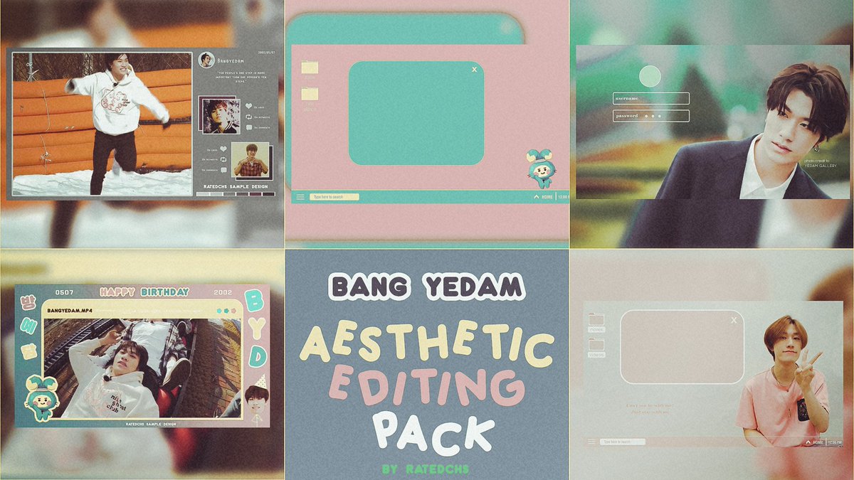ratedchs's tweet photo. I don't know if you are interested, but i made another edit of #BANGYEDAM 😳 aesthetic editing pack for you to use for his upcoming birthday or for your yt videos. 

Mention/tag @ratedchs if you use it. 

@treasuremembers #TREASURE 

Link below: https://t.co/Tvp2vNKNwW