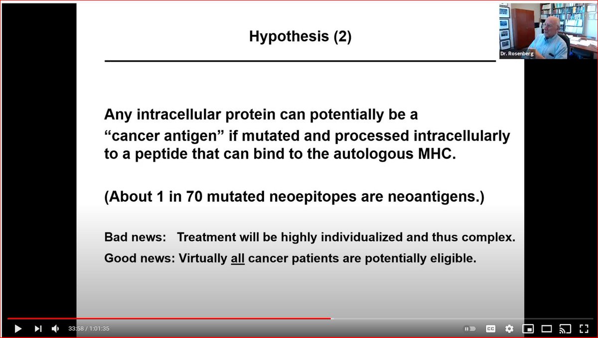 What neoantigens do TILs recognize when TILs work?Rosenberg-random: few shared across patients-random 2: mostly NOT "driver" mutations-rare, i.e. 1/70 neoepitopes are neoantigens-but all patients have true neoantigensImplication? Leverage all patient specific info.