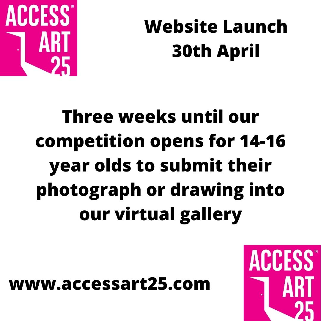 Three weeks to go until AccessArt25 launches for 2021 
A @bnpparibas programme developed in collaboration with Peter Adjaye @musicforarch
&amp; amazing Ambassadors <a href="/misanharriman/">Misan Harriman</a> and @phoebeboswell

#Art #photography #lessonplans
#drawing #misanharriman #phoebeboswell #peteradjaye