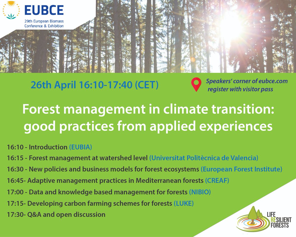LIVE NOW at <a href="/EUBCE/">EUBCE - European Biomass Conference and Exhibition</a> Join on eubce.com!
