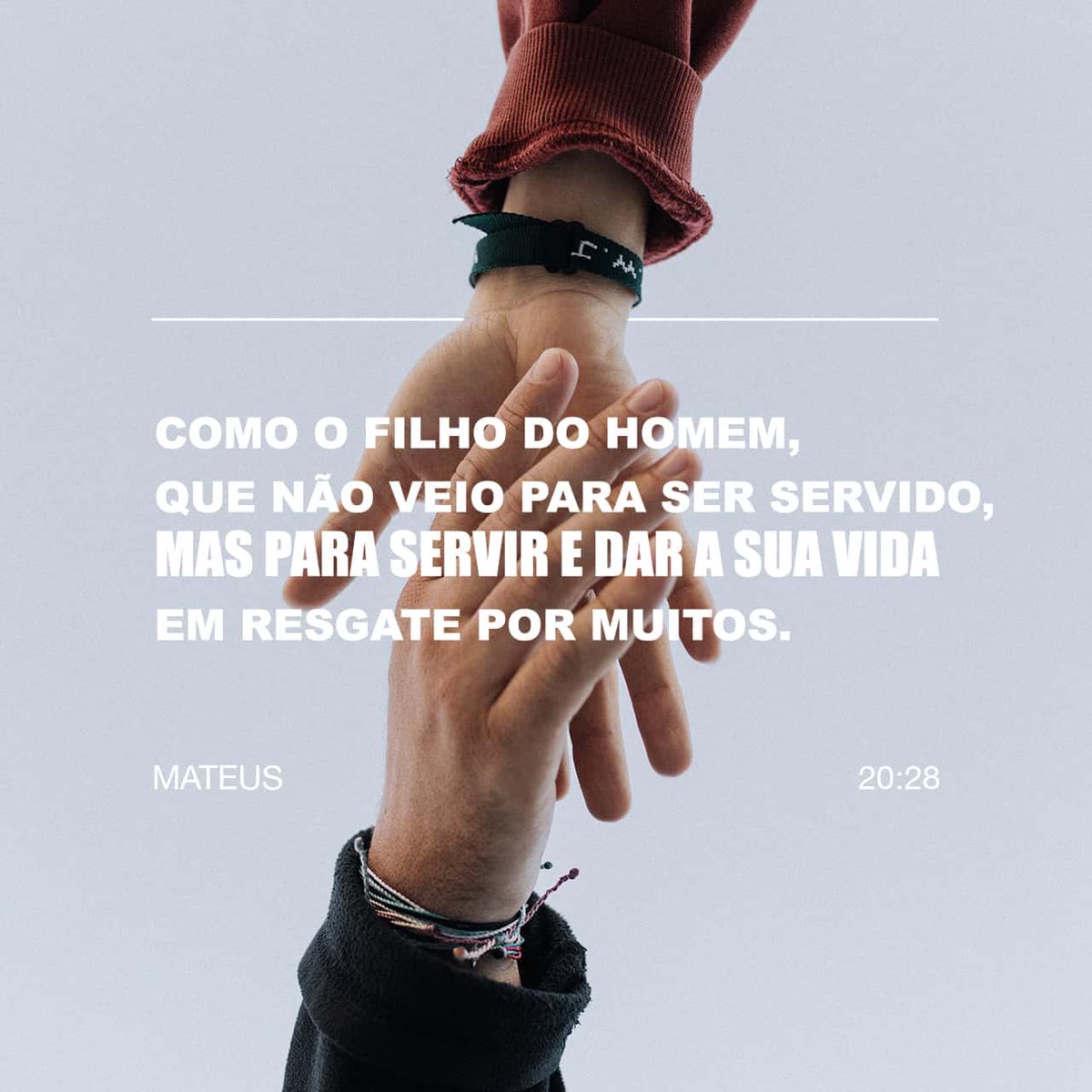 wwwIDEpt's tweet photo. Pois também o Filho do Homem não veio para ser servido, mas para servir e dar a sua vida como resgate por muitos.»
MATEUS 20:28 BPT09

https://t.co/IjNzuWMSbP https://t.co/4fGncYSwd2