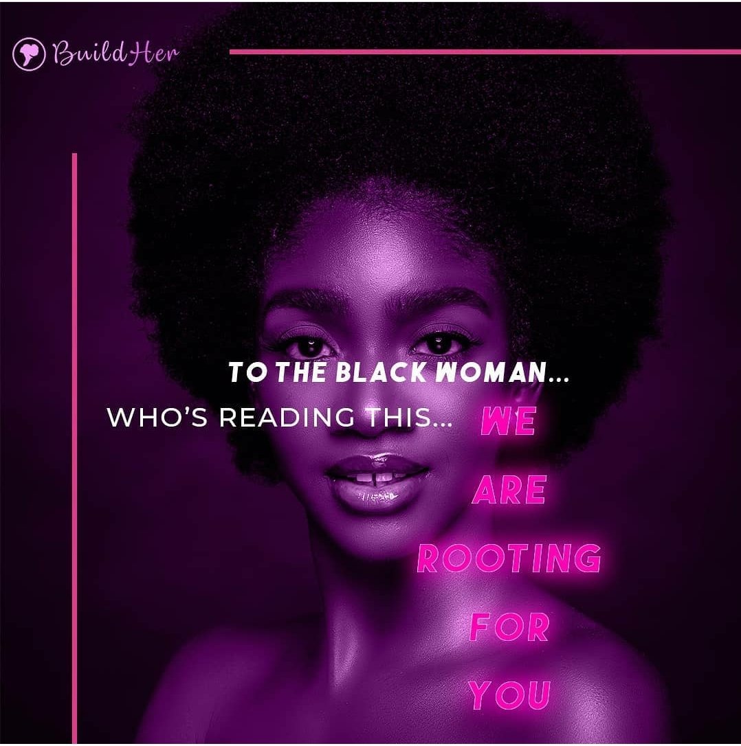 "Black women can achieve anything. We've proven that time and time again" - Tarana Burke

Have an awesome week.