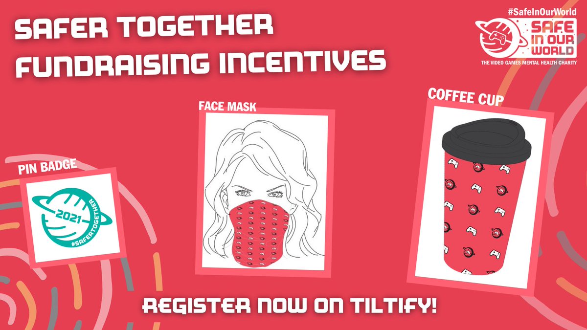 Fundraising is an integral part of Safe In Our World, as we currently rely solely on the kind donations from the public and our partners. We have some super cool fundraising incentives on offer at our  @WeAreTiltify page  http://tiltify.com/safe-in-our-world/safer-together - so we can give back. 