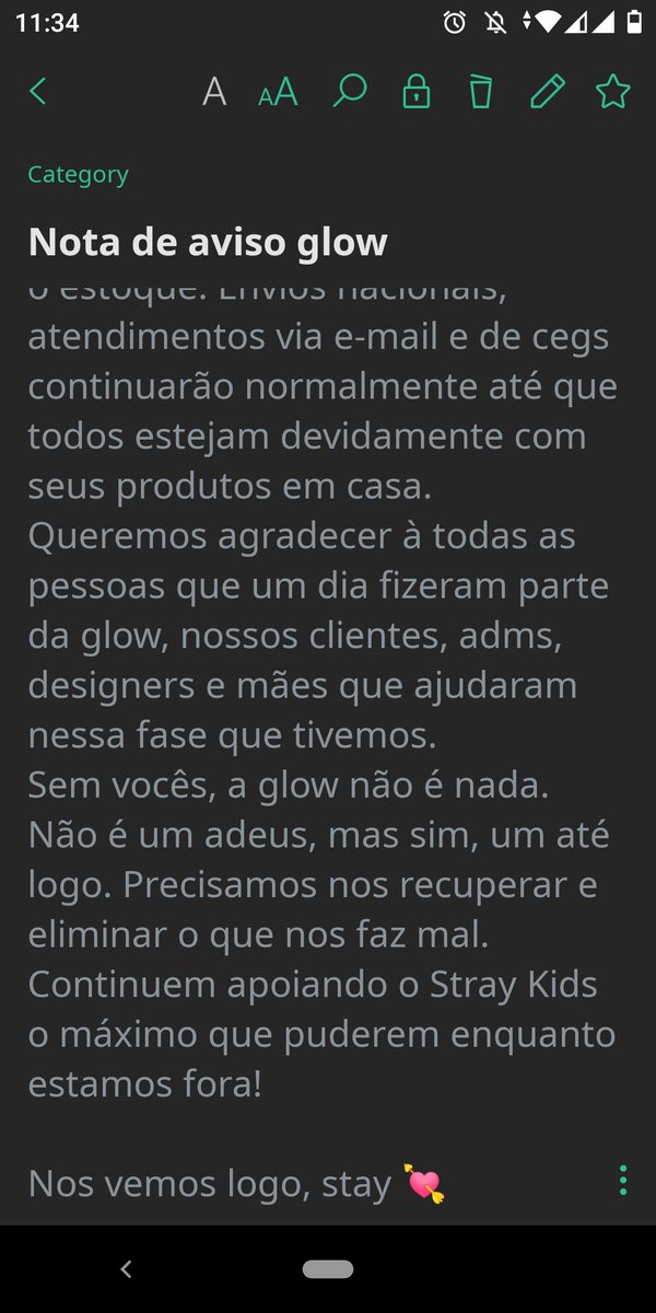 GLOW STORE FECHADA - LEIA O FIX tweet media