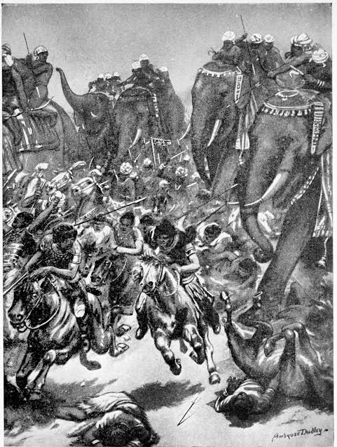  #JANENDRA_YASHODHARMAN (532 A.D.) the King of MALWA ~  #A_Forgotten_Heroगुप्तों के पतन तथा हूणों के आक्रमण काल में मालवा में जनेन्द्र यशोधर्मन नामक प्रतापी एवं वीर सम्राट का अभ्युदय हुआ। उसने हूण सम्राट मिहिरकुल को पराजित कर हूणों से भारत की रक्षा की।