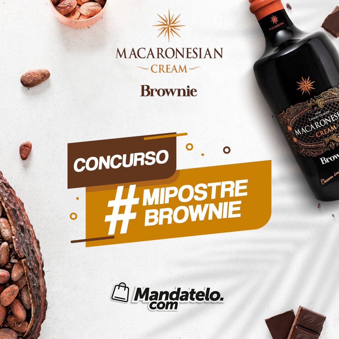 ¿Eres un amante de los postres? #MacaronesianGin y 
<a href="/_mandatelo/">mandatelo.com</a> te proponen un reto ! Concurso #MiPostreBrownie
Gana: 1 Smartphone Xiaomi Redmi 9A, 1 Horno Inox Muvip, 1 Auricular Pro W100 y mucho más. #Concurso en Instagram, visita cuenta @macaronesianoficial