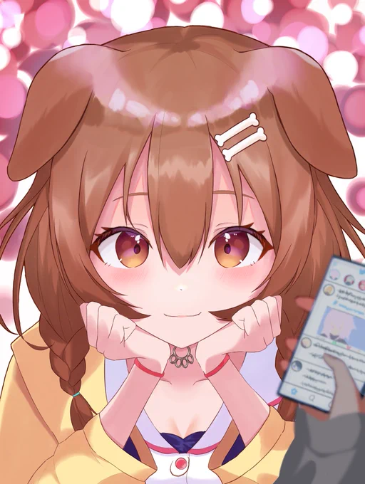 だいぶ遅れましたが、、
2周年&amp;退院おめでとう!🎉🥳
おかえりなさい!!☺️☺️

🍙「ころさんがずっと見てくる」
 #できたてころね #おかころ 