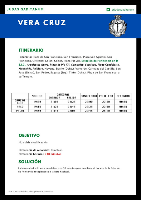 El Perdón saldría a las 2:15 de la Madrugada, en una especie de solución intermedia entre lo que plantea el Consejo de Hermandades y Cofradías y lo que desea la cofradía de Santa Cruz.