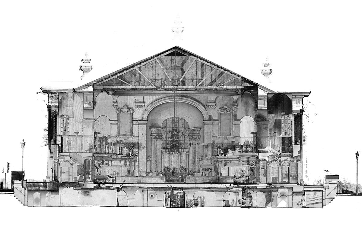 St. Alfege Church in Translation - Made by Captivate Research Group is an exhibition of 3D scans displayed on our street-facing windows and it will be running until 14th May. 🔦