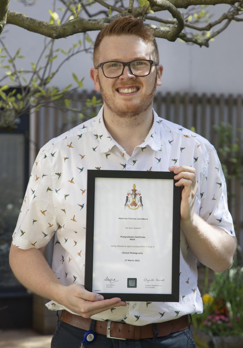 BWC_CPADS's tweet image. 🎉 A big congratulations to @BWC_CPADS  photographer Matt for passing his Post Graduate course in Clinical Photography. Well done Matt for all of your hard work @BWC_NHS ! #Congratulations #Photography #FunkyShirt #OneTeam