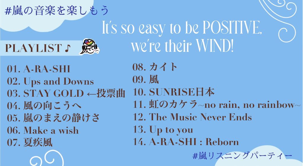 #嵐Monster30M祝

嵐Monster3000万回再生おめでとう！

ARASHI's music Never Ends ♪
休止中でも嵐が残してくれた宝物がいっぱい🥰

嵐の音楽を一緒に楽しみましょう♪⬇️イベントも盛りだくさん！
まずは5/3のリスニングパーティー🎉
#毎月3日はリスパの日