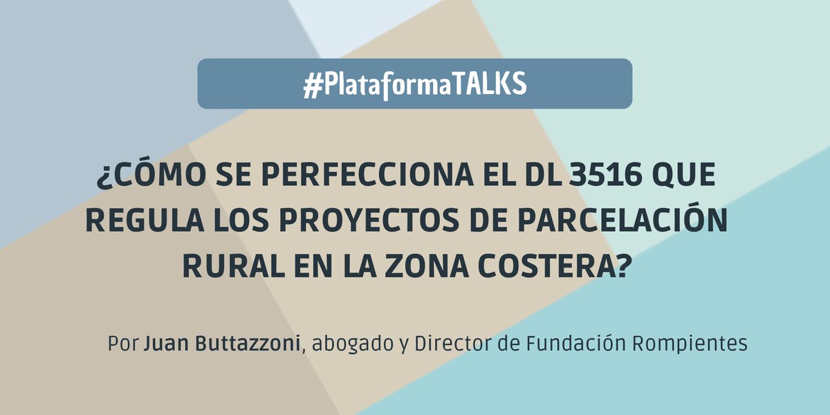 #PlataformaTALKS 🌊| Juan Butazzoni, abogado y director de <a href="/rompientes/">Fundación Rompientes</a>, nos responde la pregunta de la semana ❓

Para conocer la respuesta, revisa el video➡️ bit.ly/32Ng0Mx