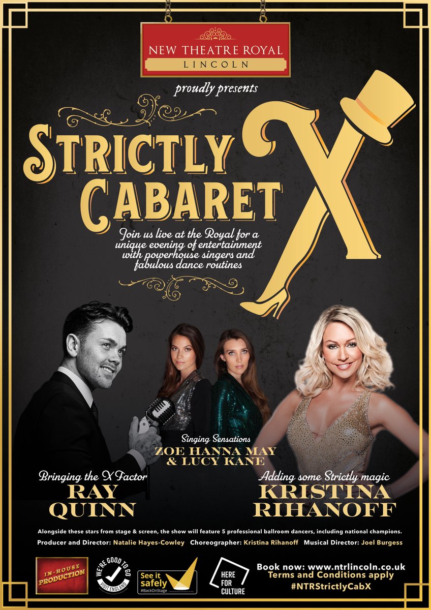 NewTheatreRoyal (@ntrlincoln) on Twitter photo Did you see our news?
<a href="/therealRayQuinn/">Ray Quinn</a> & <a href="/KRihanoff/">Kristina Rihanoff</a> will star in “Strictly Cabaret X”. Made possible thanks to funding from @DCMSArts, administered by <a href="/ace_national/">Arts Council England</a>: bit.ly/3tuLjHK
#NTRStrictlyCabX #HaveYouGotYourTicketsYet #WeSupportNTR #SaveTheArts #HereForCulture Did you see our news?
<a href="/therealRayQuinn/">Ray Quinn</a> & <a href="/KRihanoff/">Kristina Rihanoff</a> will star in “Strictly Cabaret X”. Made possible thanks to funding from @DCMSArts, administered by <a href="/ace_national/">Arts Council England</a>: bit.ly/3tuLjHK
#NTRStrictlyCabX #HaveYouGotYourTicketsYet #WeSupportNTR #SaveTheArts #HereForCulture