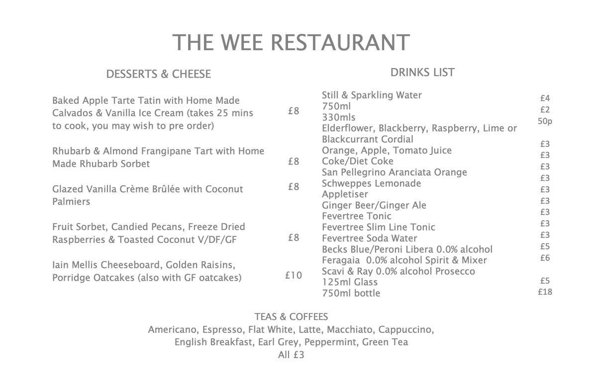 weerestaurant's tweet photo. From midday tomorrow we will be open for dine-in guests. Ok, so we are not allowed to serve any alcohol but we have plenty alternatives. The food will be fine, we will welcome you with a beaming smile & you can delight in the company of others whilst sitting in the warm indoors. https://t.co/JwNOSWnaL9