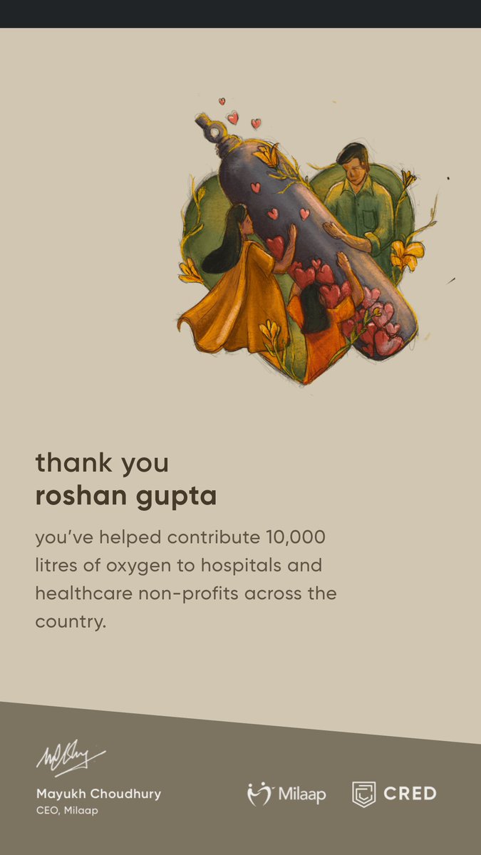 Use your <a href="/cred/">cred.ai</a> points for a better cause.

<a href="/milaapdotorg/">Milaap</a> <a href="/WeAndheri/">We Andheri</a> @Lokhandwala_Bom #COVID19 #OxygenEmergency #OxygenCrisis #coronavirus #donate <a href="/WeAreMumbai/">WeAreMumbai</a> <a href="/mymalishka/">Mumbai Ki Rani</a> <a href="/AmitHPanchal/">Amit Panchal</a> <a href="/shreyshtyle/">Shreyas Deshmukh</a> <a href="/IamAmmarr/">Ammar Kanchwala</a> <a href="/IamMihirPandya/">Mihir Pandya</a>