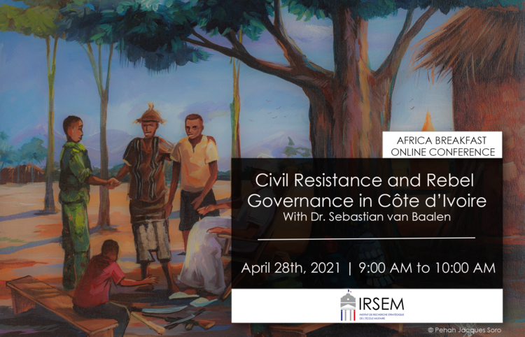 IRSEM1's tweet image. 🔴 #Rappel #Agenda 📅| Nous vous attendons le 28 avril pour la conférence en ligne &quot;Civil Resistance and Rebel Governance in Côte d’Ivoire&quot; avec @sebvanbaalen !

▶ Informations et inscription : irsem.fr/agenda-enhance……

⚠ Événement en anglais !

#Rebel #Governance #cotedivoire