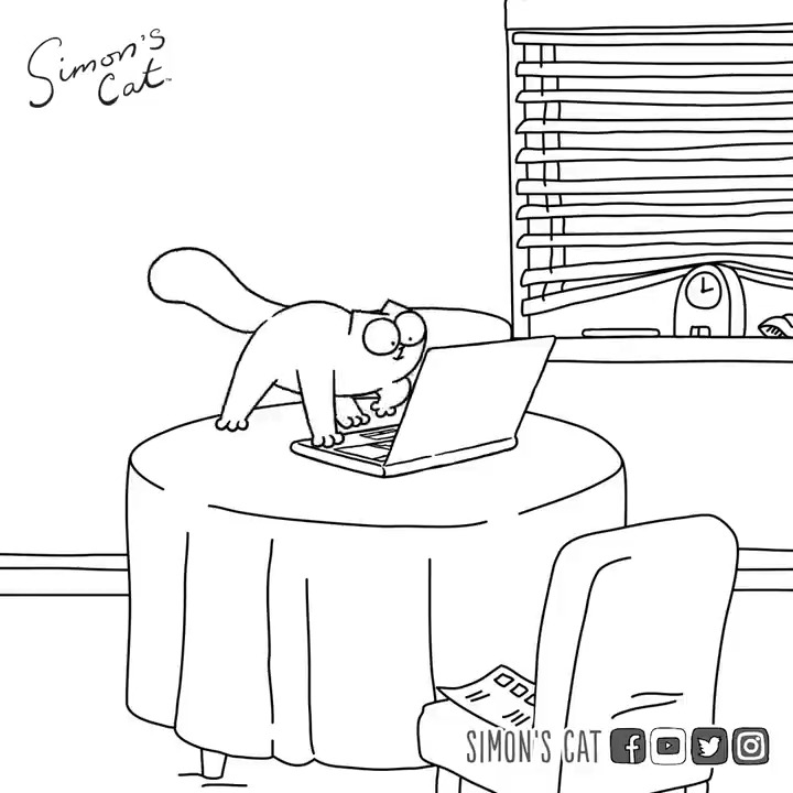 Simon S Cat On Twitter It S A Cat Call 😅 Watch Our New Film Simon S Cat Technical Hitch