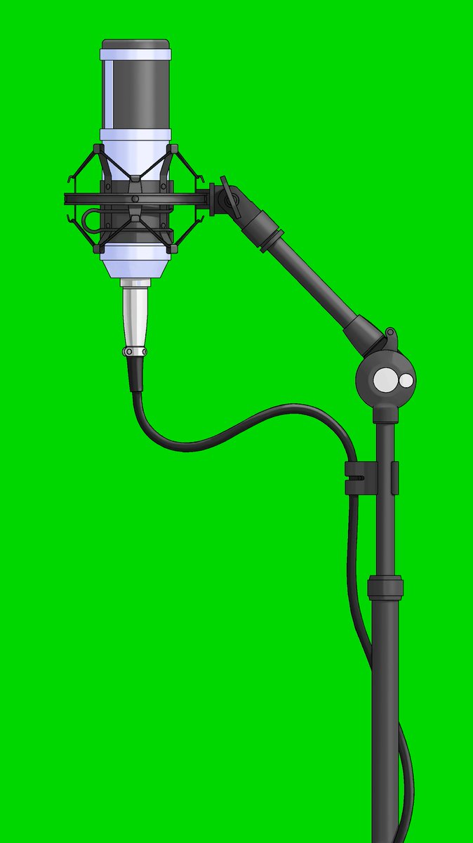 スタンドマイク イラスト フリー