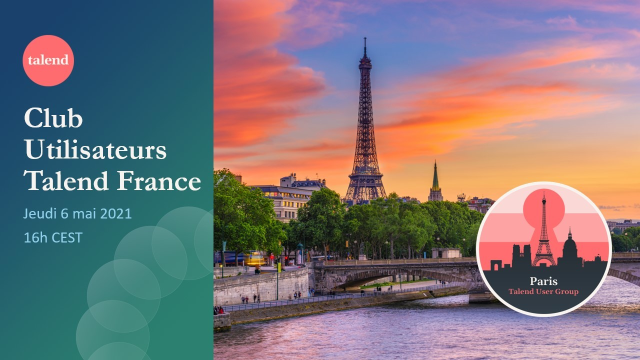 BISCHOFF7's tweet photo. [Club Utilisateurs Talend France] Rendez-vous le 6 mai à 16h pour partager les retours d'expérience, cas d'usage #data et transformation digitale de nos clients ! Avec également @Capgemini, @Keyrus_group, @jemsgroup, @ActInVision et Decisvision https://t.co/qsaNzhUSIQ https://t.co/pjzET8LkL3