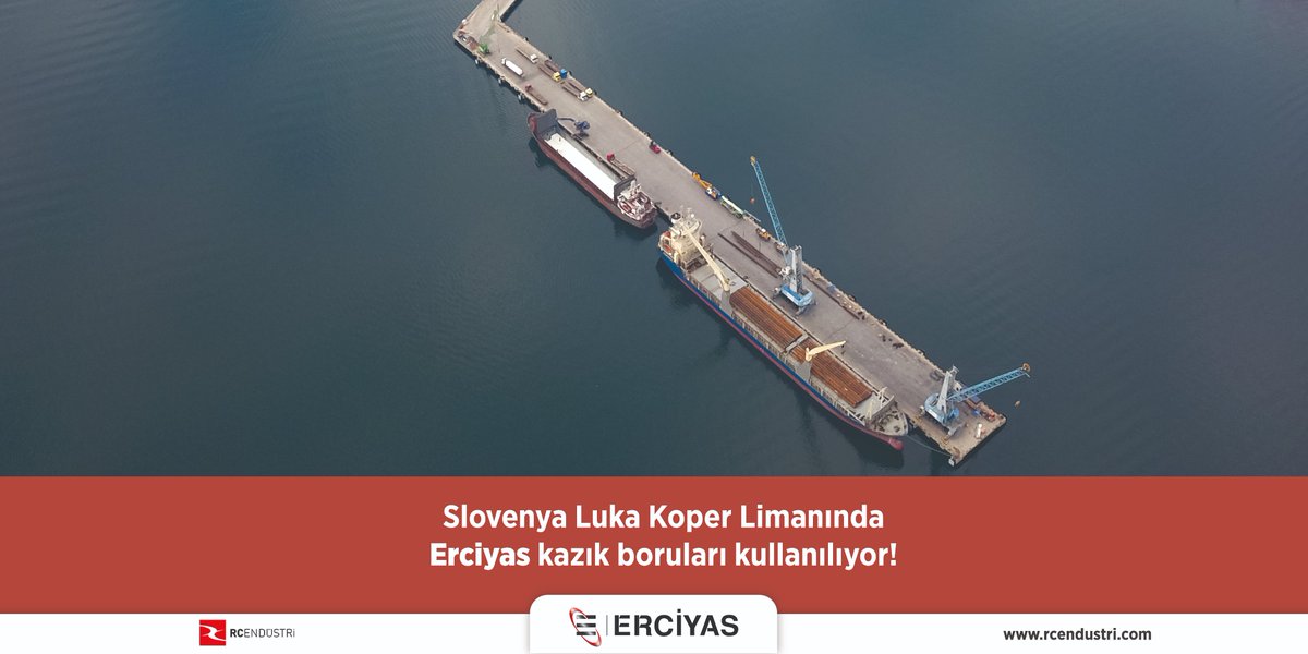 Erciyas liman kazık boruları, Slovenya Luka Koper Liman genişletme projesine güçlü ve sağlam bir temel sağlıyor.

Erciyas pilings are providing a strong, sturdy foundation to Slovenia Luka Koper Port!

#erciyas #erciyasholding #rcendüstri #erciyassteelpipe #pipe #erciyasçelikboru