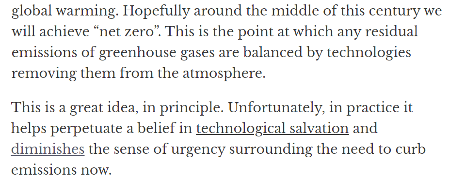 First some background: The article's authors (including Bob Watson, former chair of the IPCC) make several claims, but this seems to be the key point: