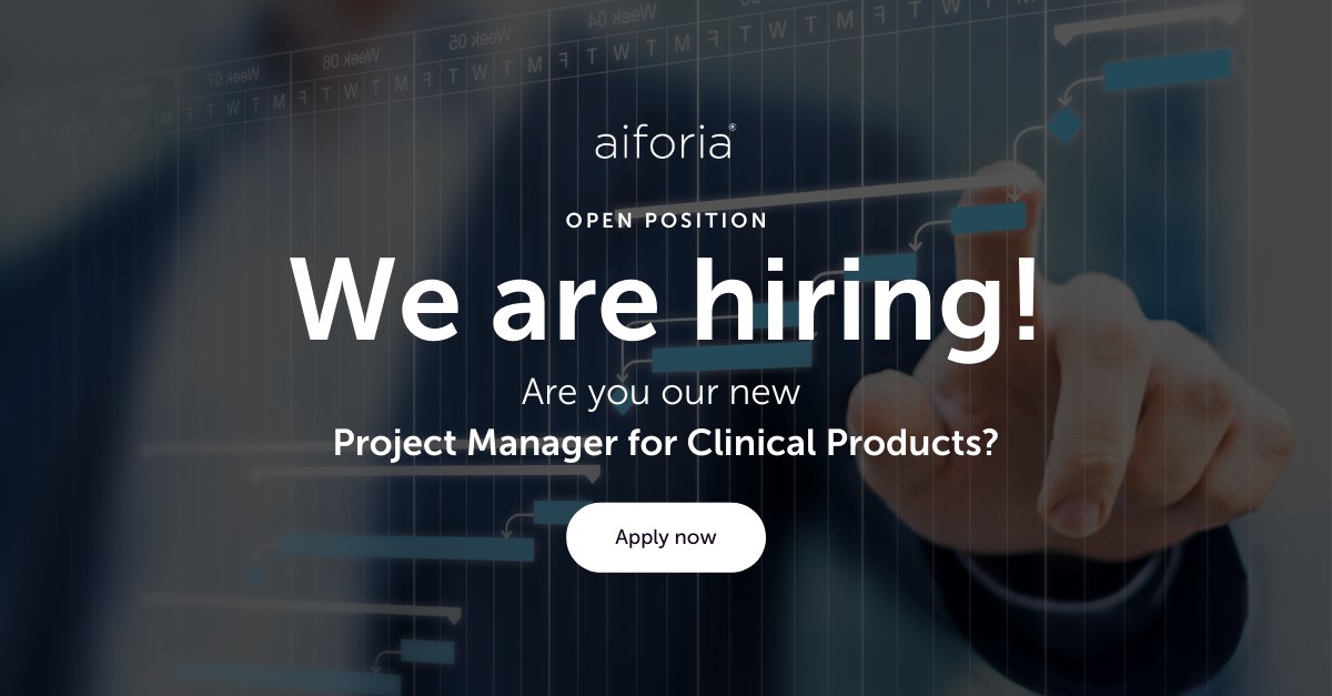 We are hiring! The Aiforia science team is looking for an ambitious Project Manager for our clinical product development. Are you ready to help us transform clinical diagnostics with the power of AI? Apply now: aiforia.com/project-manage…
#hiring #projectmanager #clinicaldiagnostics