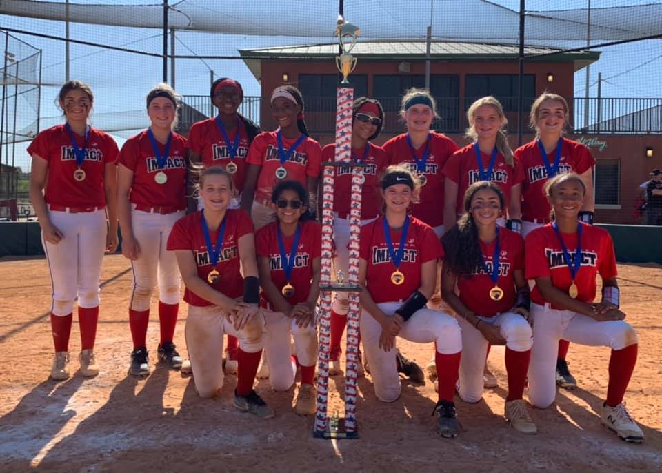 Congratulations to Florida Impact 08 for bringing home the championship playing with PGF at NTC in Clermont, FL this past weekend. They played up in the 14u age group and had a great weekend. #makeanimpact