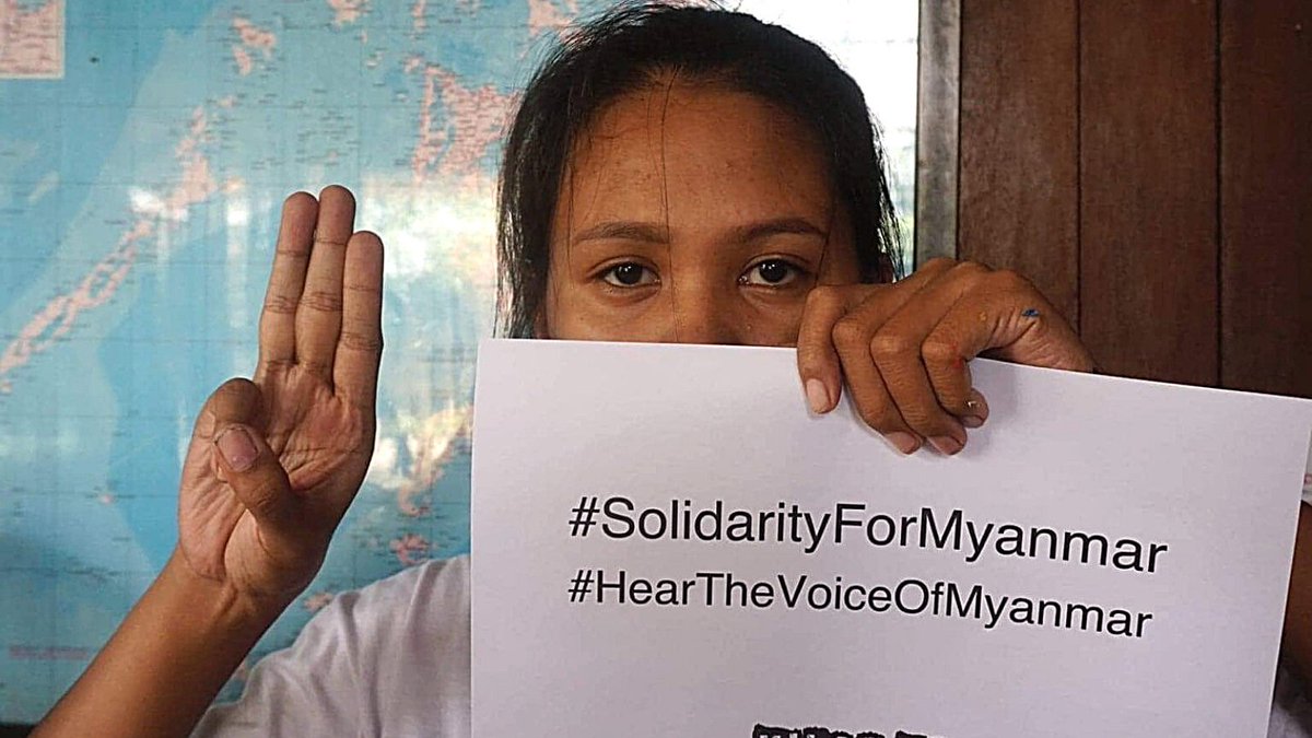  @PAHRAhr, one of  @forum_asia members in the  #Philippines, stands in solidarity with the peoples of  #Myanmar in the fight for  #freedom and  #democracy in the face of repression by the junta Reply/retweet this thread and share your messages  #SolidarityForMyanmar