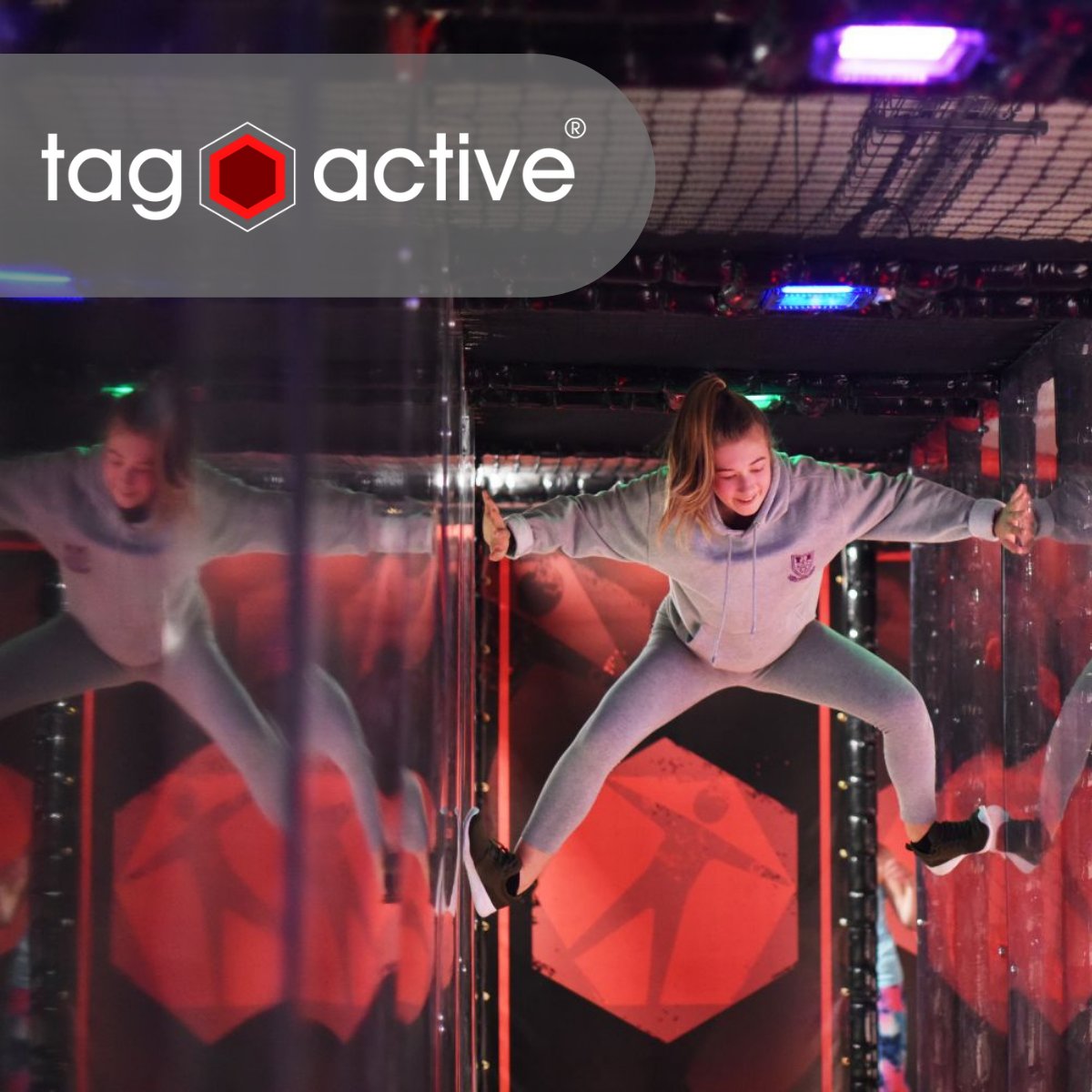TAG is more than just fun, it's a workout!

Players at the TAG active facility at SC2 in Rhyl run an average of 613 metres per game 🥵

Want to provide your community with a fun, family-centred way to keep fit and active? Get in touch with us today.