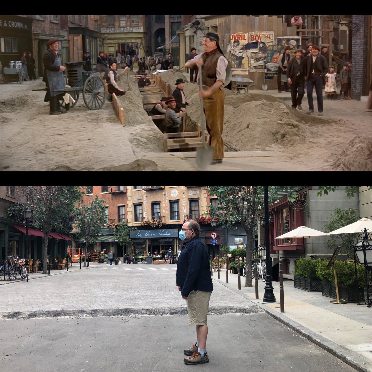 RandyShanofsky's tweet image. #AlfredPDoolittle (#StanleyHolloway) wished for an easier life #WithALittleBitOfLuck from here on #HennesyStreet on the #WarnerBrothers backlot 
in the 1964 film #MyFairLady directed by #GeorgeCukor.
