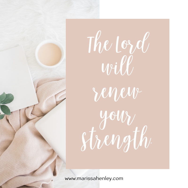 marissahenley's tweet photo. When we're weary, the Lord will renew our strength. His power will carry us through the challenges we face as we wait on Him.

No matter what we face this week, we can trust the Lord to renew our strength.

#NoMatterWhatMonday from Isaiah 40:28-31 --> https://t.co/O8ezEmm7cw https://t.co/pQI5U9muJA