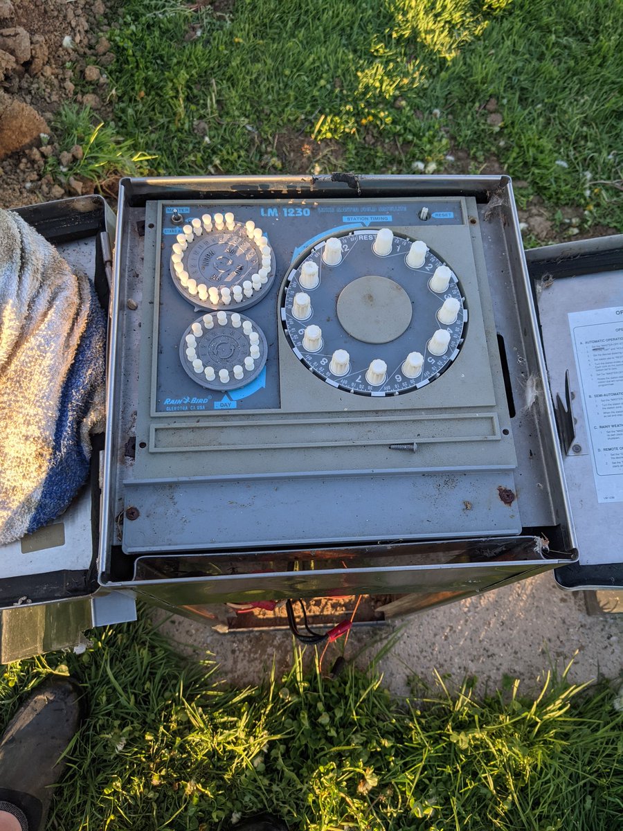 In 1987 I was born and these LM1230 were getting installed, I hope I can out last them. <a href="/RainBirdGolf/">RainBirdGolf</a>  <a href="/SiteOneSupply/">SiteOne Landscape Supply</a>