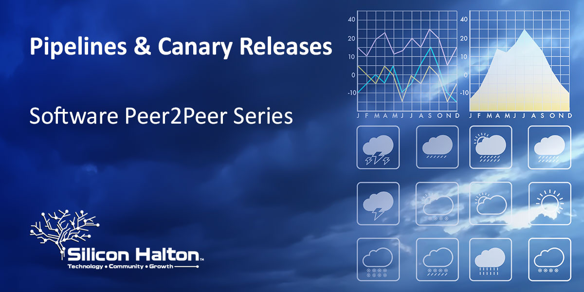 TODAY: Pipelines &amp; Canary Releases, the next <a href="/SiliconHalton/">Silicon Halton</a> Software Peer2Peer event.

Learn how <a href="/PelmorexCorp/">Pelmorex Corp</a>  achieves zero downtime deployments using their methods of server side applications.

When: Apr 26, 2021. 7-9pm
bit.ly/3m9nORO