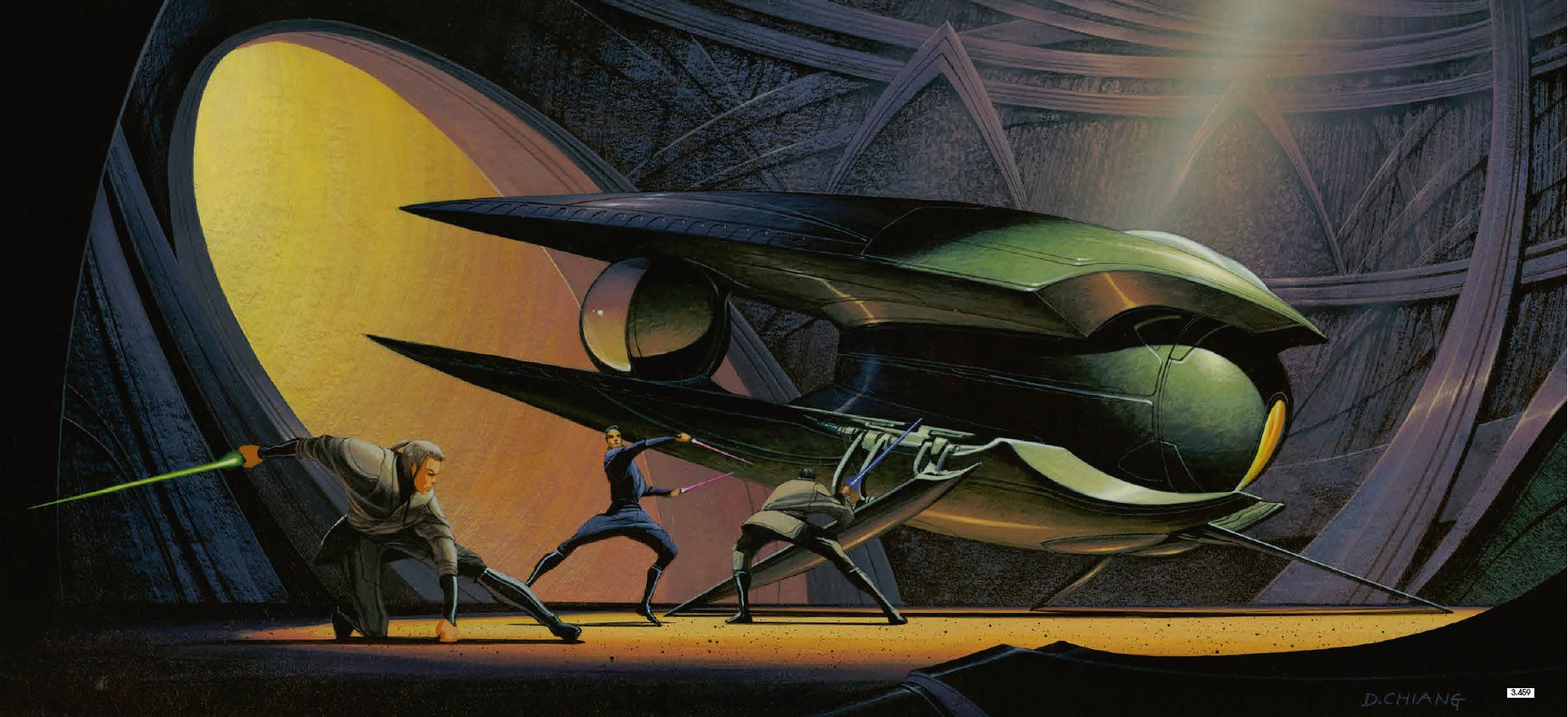 Paul Duncan STAR WARS JAMES BOND NOIR KERSH on X April 25 2000 Star Wars Attack of the Clones Doug Chiang s concept for the battle with Count Dooku in