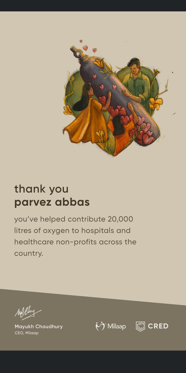 ParvezAbbas99's tweet photo. Cred coins used for a good cause. Otherwise, they are good for nothing! https://t.co/K8UKg5wN9E