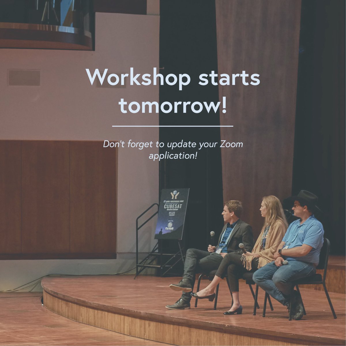 The wait is almost over! The 2021 CubeSat Developers Workshop starts tomorrow at 8AM PDT. Don't forget to update your zoom application and be sure to check out pre-recorded content on cubesatdw.org. Can't wait to see you all there! 💫
#cubesat #cubesatdw #polysat