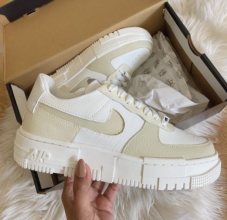 Real Sneakers 👟 on Twitter: "Air Force 1 Pixel Double Vanilla  https://t.co/NYsAUn31qK" / Twitter