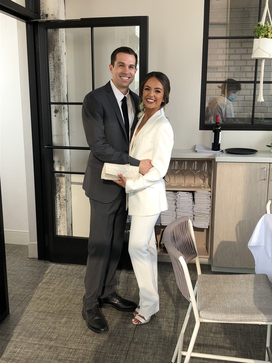 bender_dave's tweet photo. After 10.5 years, including multiple Covid delays, so happy to finally call them Mr &amp; Mrs Jake Bender  💍 ❤️ 
 
#blessed #love #marriage 
#ForBenderOrWorse
#neuqua #nebraska 
#StRapheal https://t.co/XpG8Xan0lz