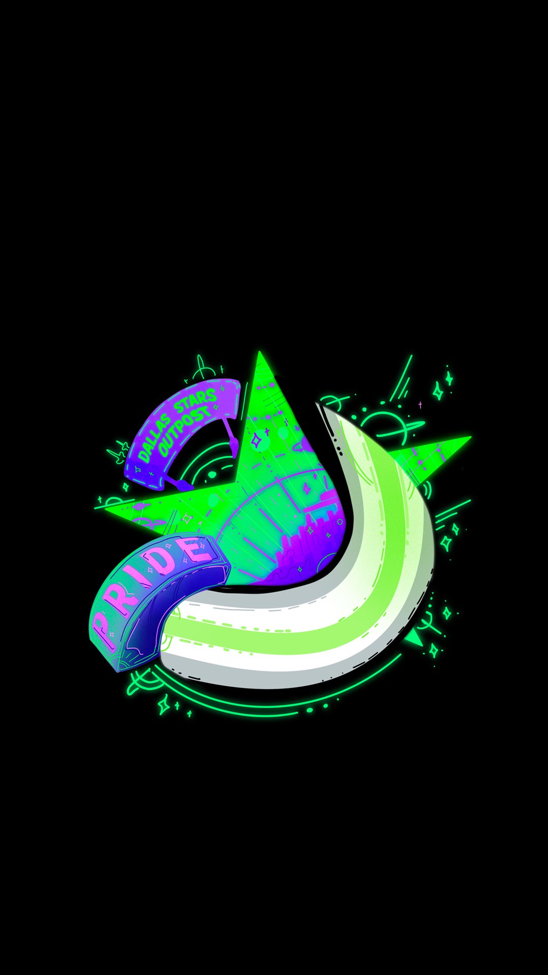 Dallas Stars Agender Aromantic Asexual Bisexual