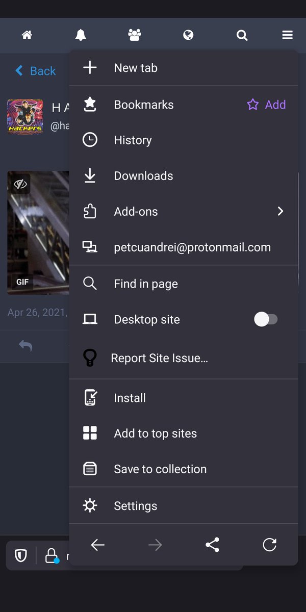 🎨 Not sure when this landed: new icons! They have a thin border and empty center. They look similar to the ones in Proton.