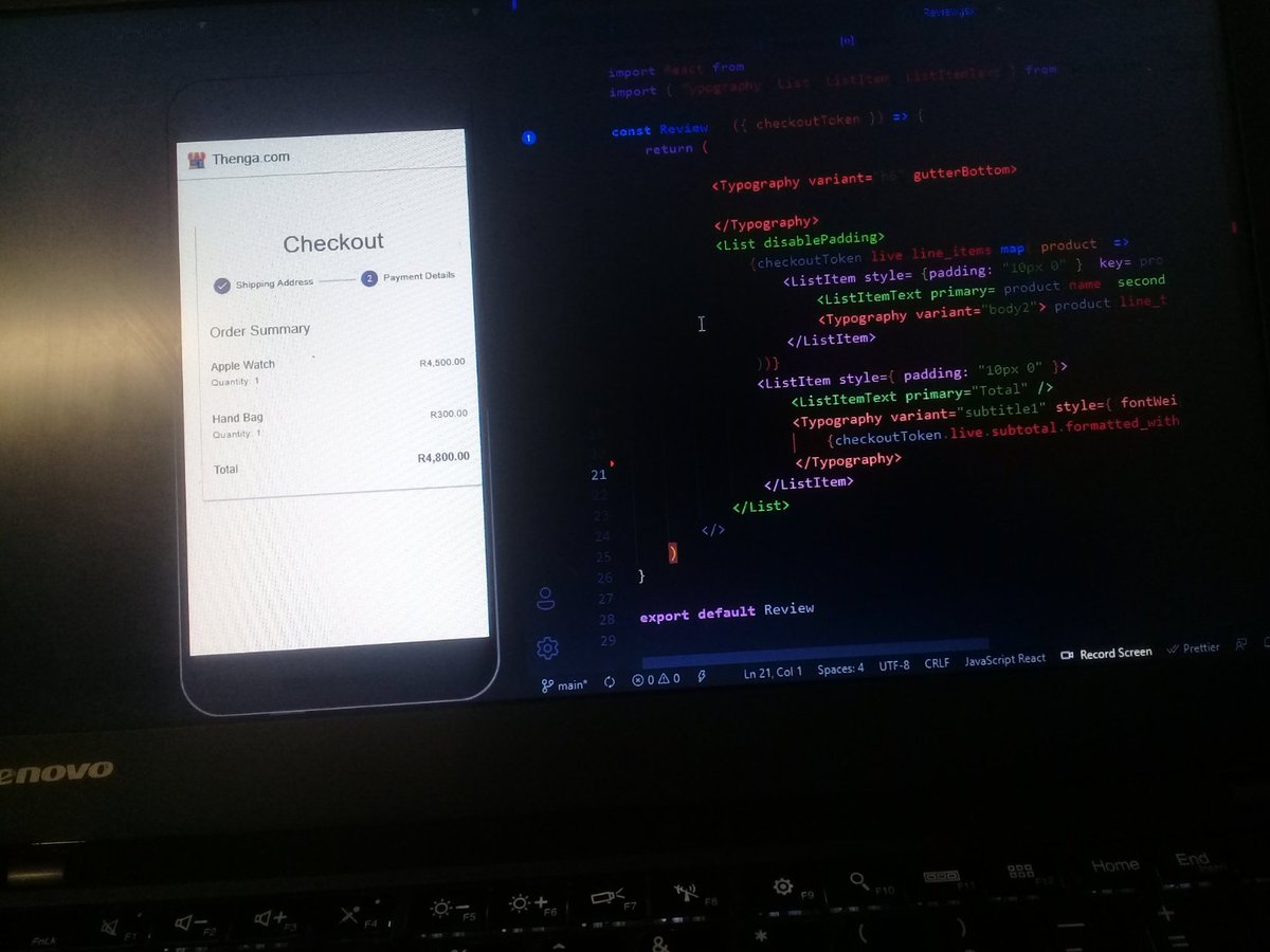TheGreatSandile's tweet image. Day 81/82/83 Round 02 of #100daysOfCode

I have been  following a tutorial building a webstore using #commercejs and #stripe..
 A huge disappointment today when I discovered that #stripe is not available in South Africa🇿🇦😯😯

#JavaScript #BlackTechTwitter