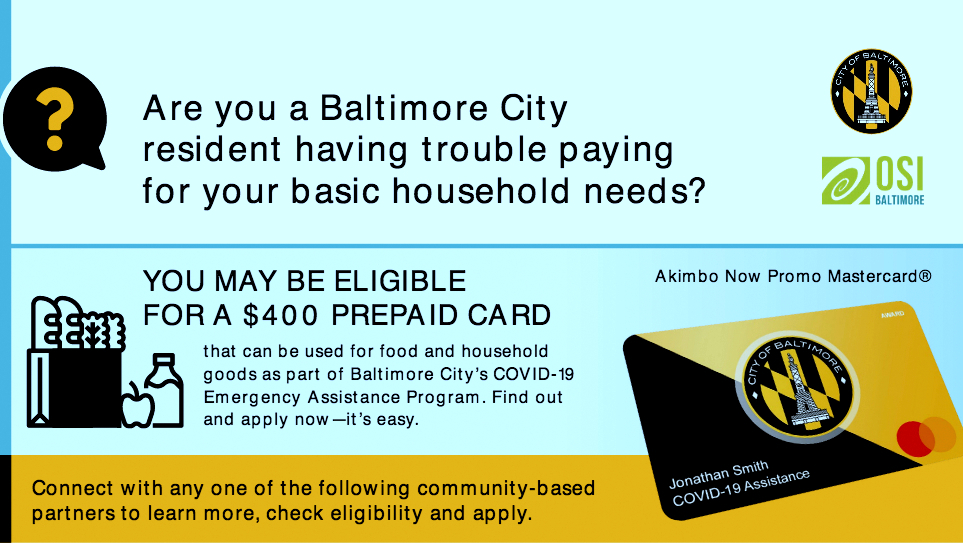 The $400 pre-paid debit cards given out for Baltimore's #COVID19 Emergency Assistance Program are, so far, being put to good use for groceries etc. (But they haven't reached, in significant #s, the group the $s were earmarked for – teens and young adults) bit.ly/2QY5z6r