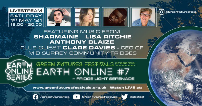 GlastoGF's tweet photo. Save the date this Saturday 6pm! #EarthOnline7 more info to follow and link in bio! Can’t wait to see you all again x
#Livestream #earthonline #entertainment #livemusic #discussions https://t.co/Z0mGJwHy6t