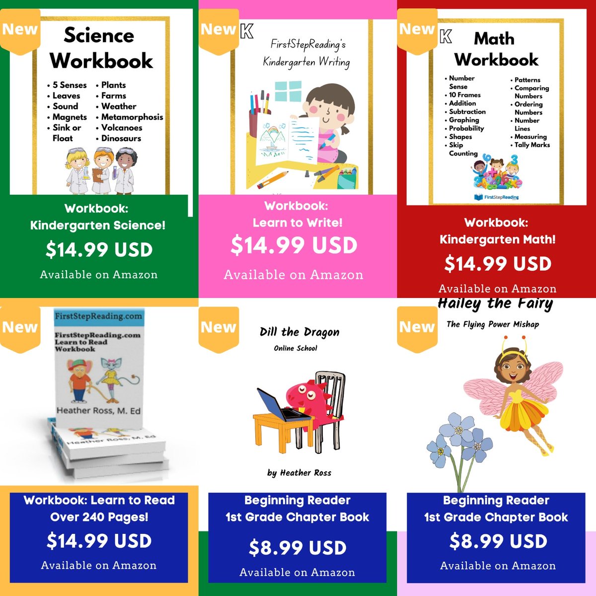 FirstStepReadin's tweet image. Hi everyone please share. I am, Heather, the author of @FirstStepReadng and I wanted to share some exciting news! FirstStepReading.com Now has a complete Kindergarten Curriculum. #kindergarten #learning #math #science #writing #firststepreading FirstStepReading.com