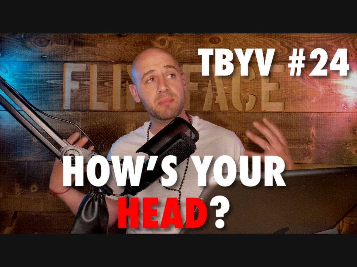 How’s Your Head? - TBYV #24 

HAVING A BAD DAY? THIS MAY HELP... youtu.be/4DCjXwbsHTw

#selfcare #mentalhealth #awareness