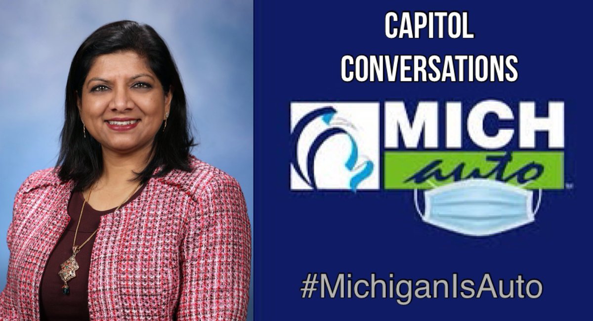 Thank you Rep.@PadmaKuppaMI41 @MIHouseDems for joining @MICHauto and auto companies for our #CapitolConversations. #MichiganIsAuto