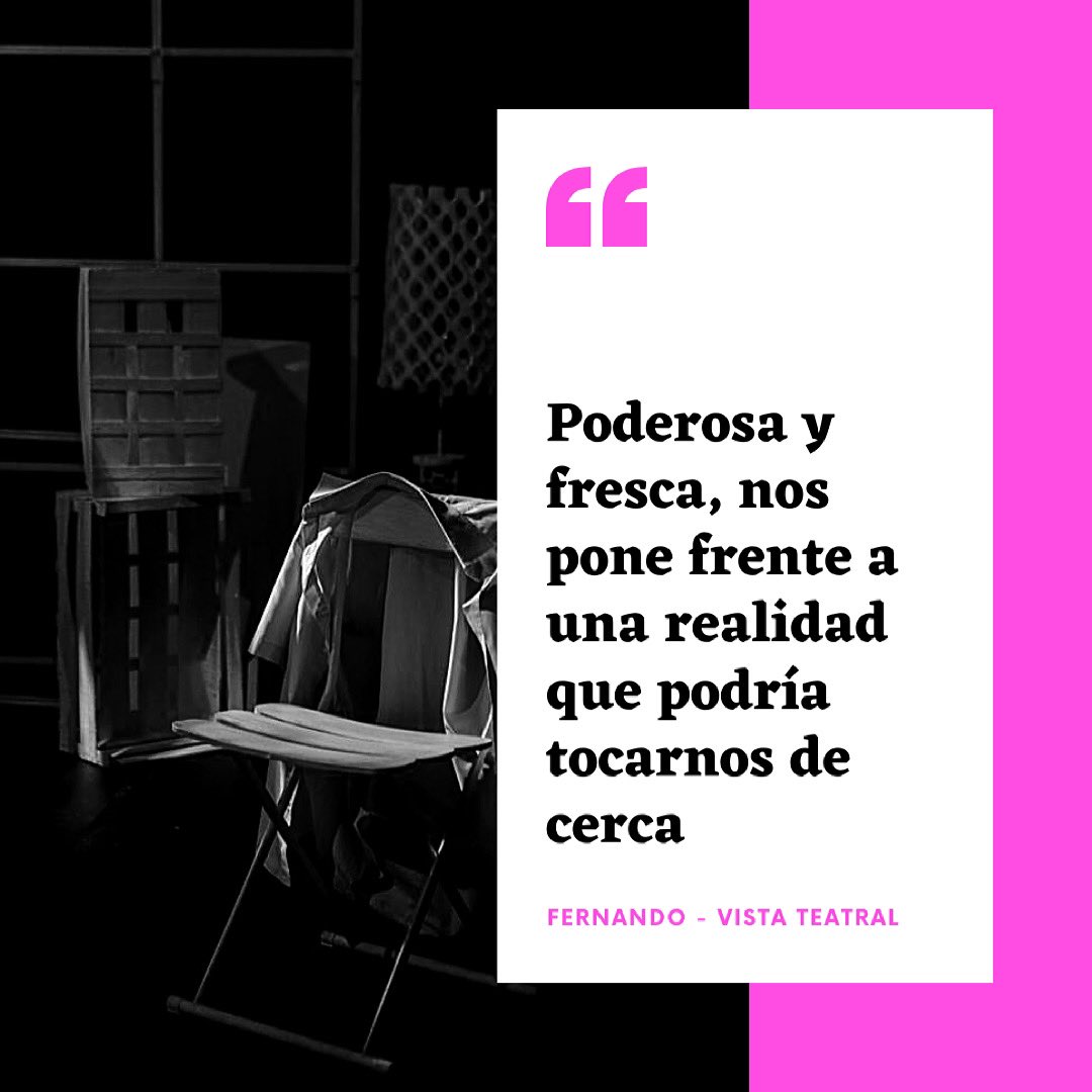 QjArte's tweet photo. Gracias @VTeatral por la crítica de #negrasombra
Este fin de semana os esperamos viernes y sábado a las 21h en @teatrodlasaguas
Entradas desde 10€ https://t.co/OOX4OMQt5t
Crítica al completo en https://t.co/UDuA91LO4X
#artesescenicas #comediadramatica #Cultura #dramedia https://t.co/qlBtcP5rCp