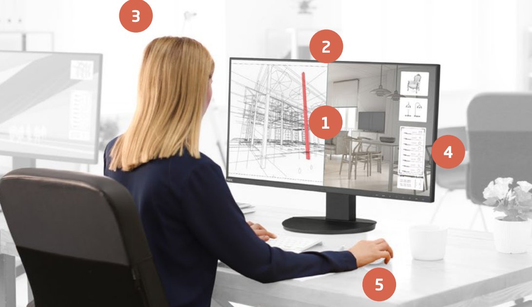 SharpDisplay's tweet image. Today is the World Day for Safety and Health at Work! So, let's have a look at how to support #productivity &amp;amp; well-being at your #PersonalWorkspace. Here are 5 tips for better ergonomic working results: bit.ly/3xgcoAR #shwday